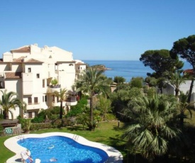 Apartment with one bedroom in Altea with wonderful sea view shared pool terrace 100 m from the beach