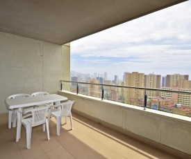 Apartment with one bedroom in Benidorm with wonderful city view shared pool and terrace 900 m from the beach