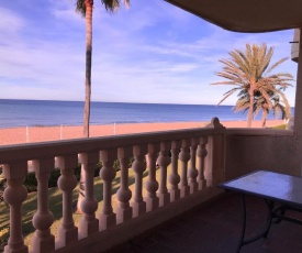 House with 2 bedrooms in Denia with wonderful sea view shared pool furnished terrace